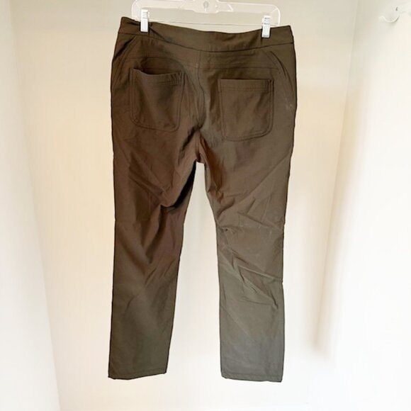Athleta Technical Hiking Pant, Convertible w/ Toggle into Jogger, Olive, size 14 - Picture 2 of 6